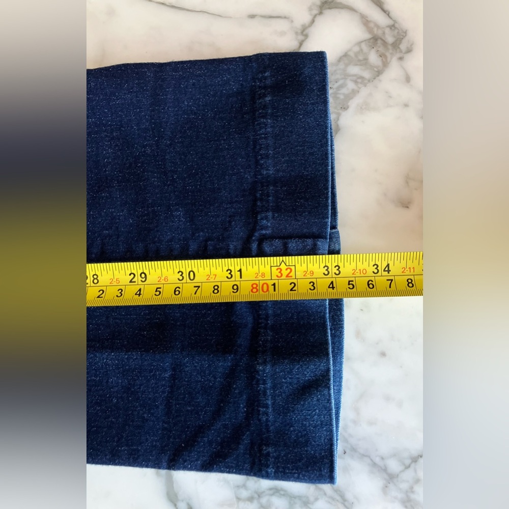 Vintage EUC JAMES JEANS High Class Wide Leg w/ Stretch 30 Blue Dark Paris Wash - Picture 10 of 13